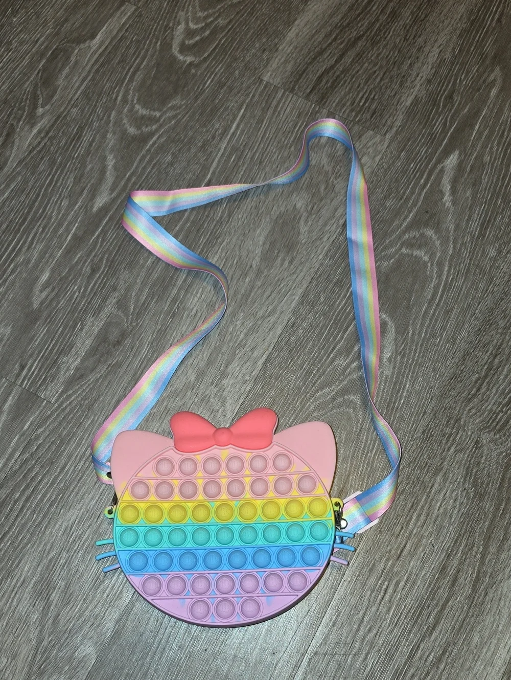 Girls CAT Pop IT Zip Closure Crossbody Purse! Like New!!
